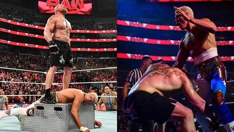 reasons why brock lesnar attack cody rhodes raw