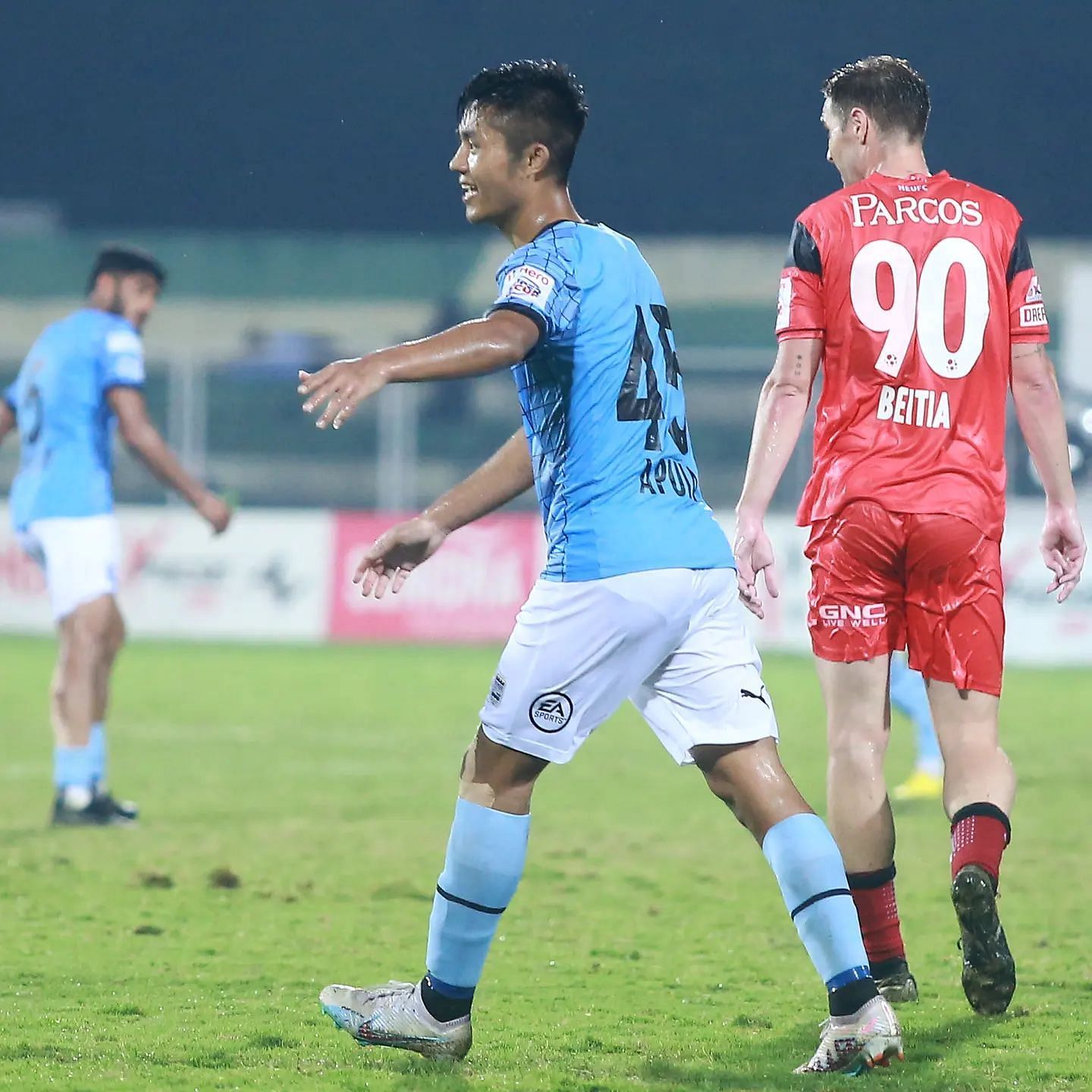 Apuia scored a brilliant goal (Image courtesy: AIFF Media)