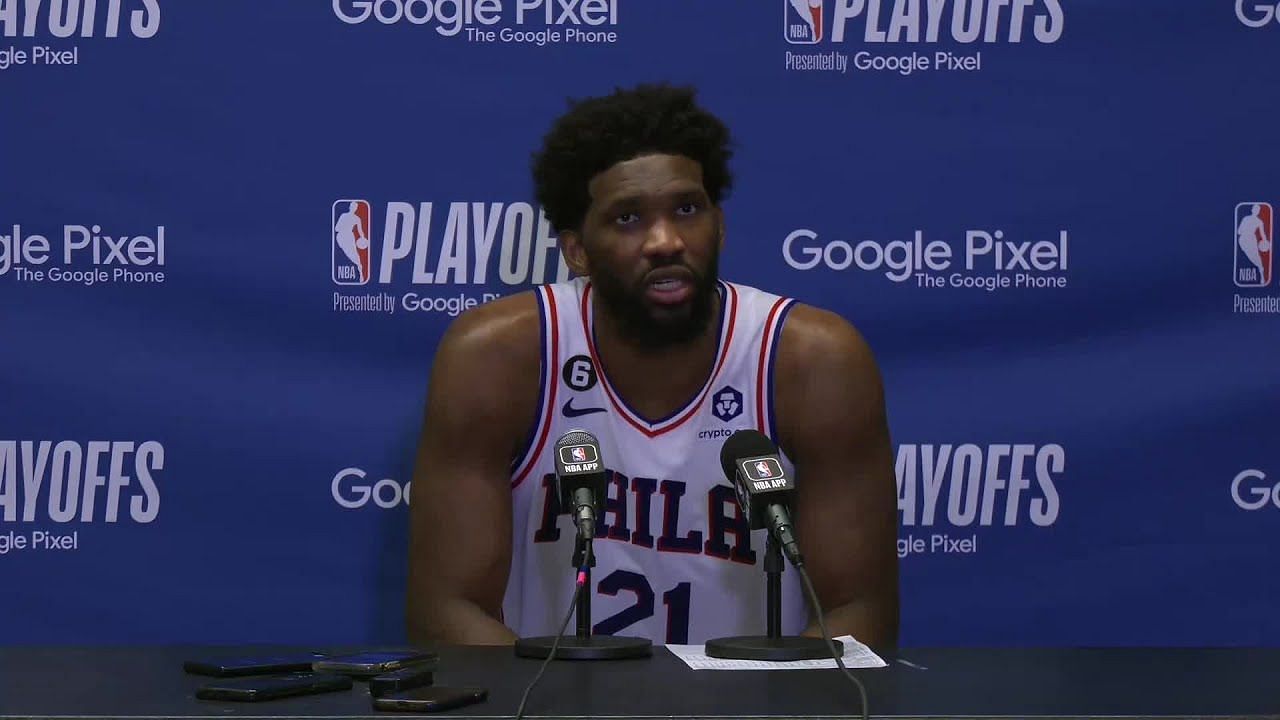 Philadelphia 76ers superstar center Joel Embiid