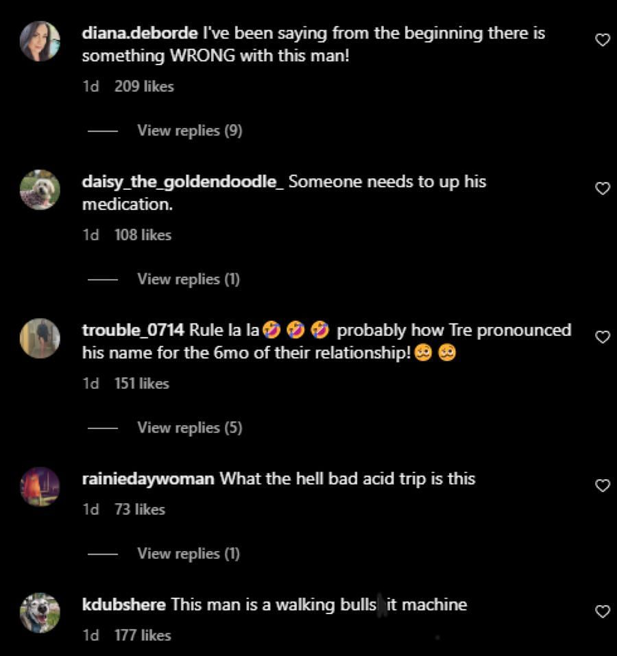 Netizens respond to the viral video (Image via bravosnarkside/Instagram)