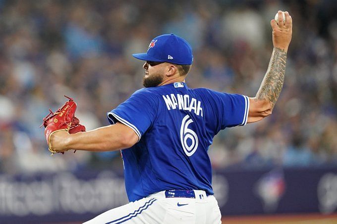 Manoah's start, Bird's eighth-inning blast help Blue Jays hang on