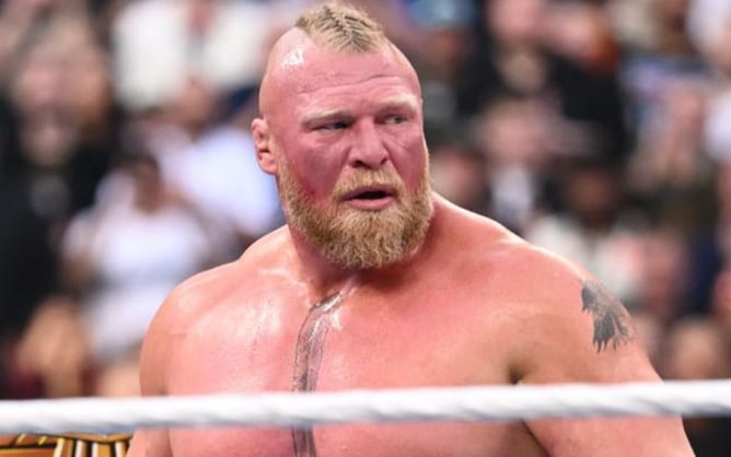 WWE potentially dropped a major hint on Brock Lesnar's future at WrestleMania 39