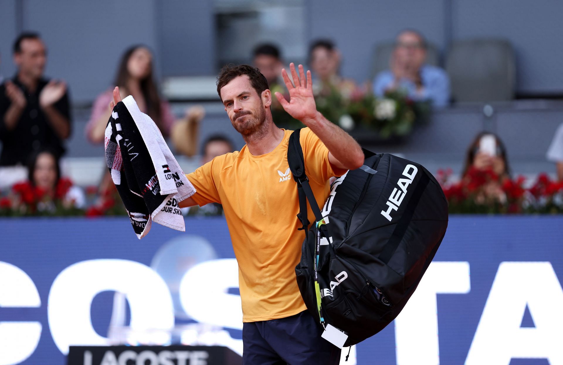 Andy Murray crashed out of the 2023 Madrid Open in the first round.
