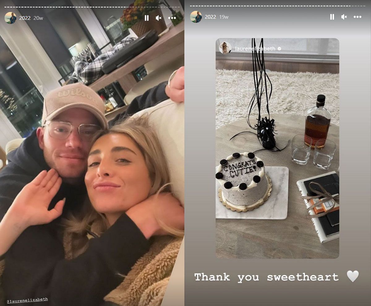 Matt and Lauren as seen on the former's recap (Image via Instagram/@torvo_)
