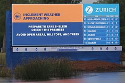 Why was the Zurich Classic event suspended on Friday?