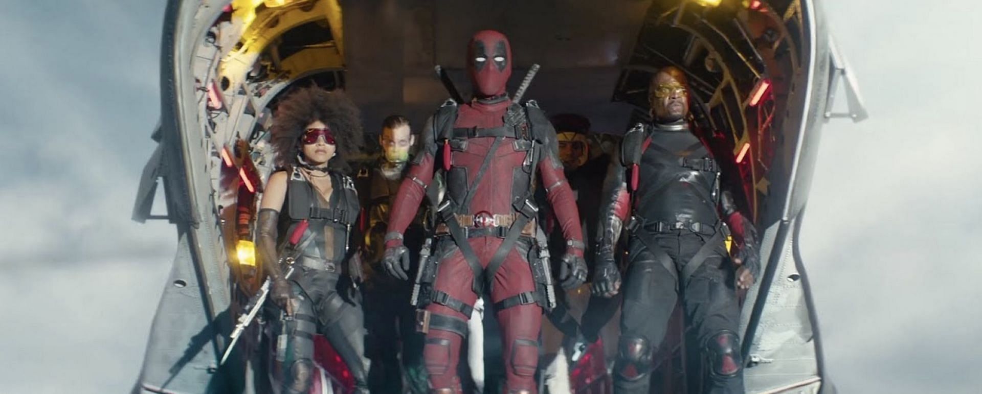 The X-Force team in action in Deadpool 2 (Image via 20th Century Fox)