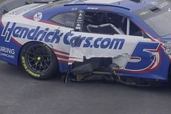 NASCAR borrows Ryan Preece’s car from SHR to analyze the damage done in his clash with Kyle Larson at Talladega