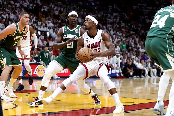 "This his house" - Heat fans are going bonkers after Jimmy Butler drops a 56-point masterclass to give the Heat a 3-1 lead