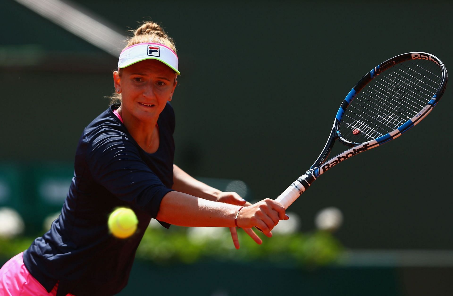 Irina Camelia Begu enjoys playing on clay.