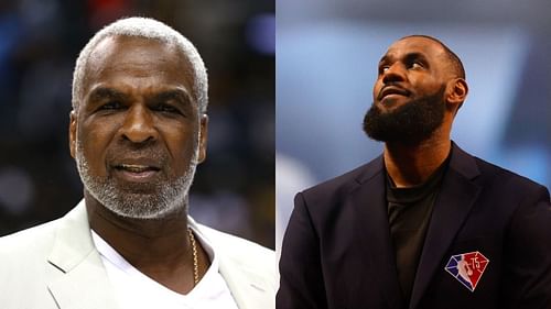 Former 19-year NBA veteran Charles Oakley and LA Lakers star forward LeBron James