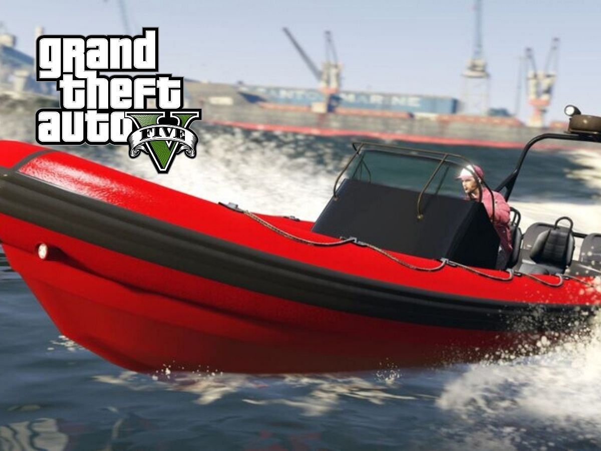 This article should help players to find this inflatable boat in GTA 5 (Image via Sportskeeda)