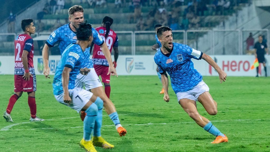 Alberto Noguera scored a stunning volley for Mumbai City FC against Jamshedpur FC.