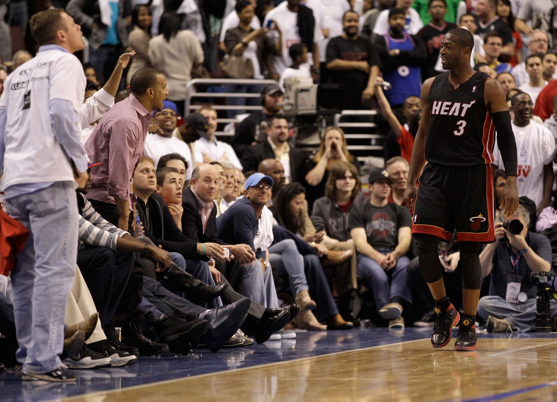 Wade had several dirty plays during his career (Image via Getty Images)