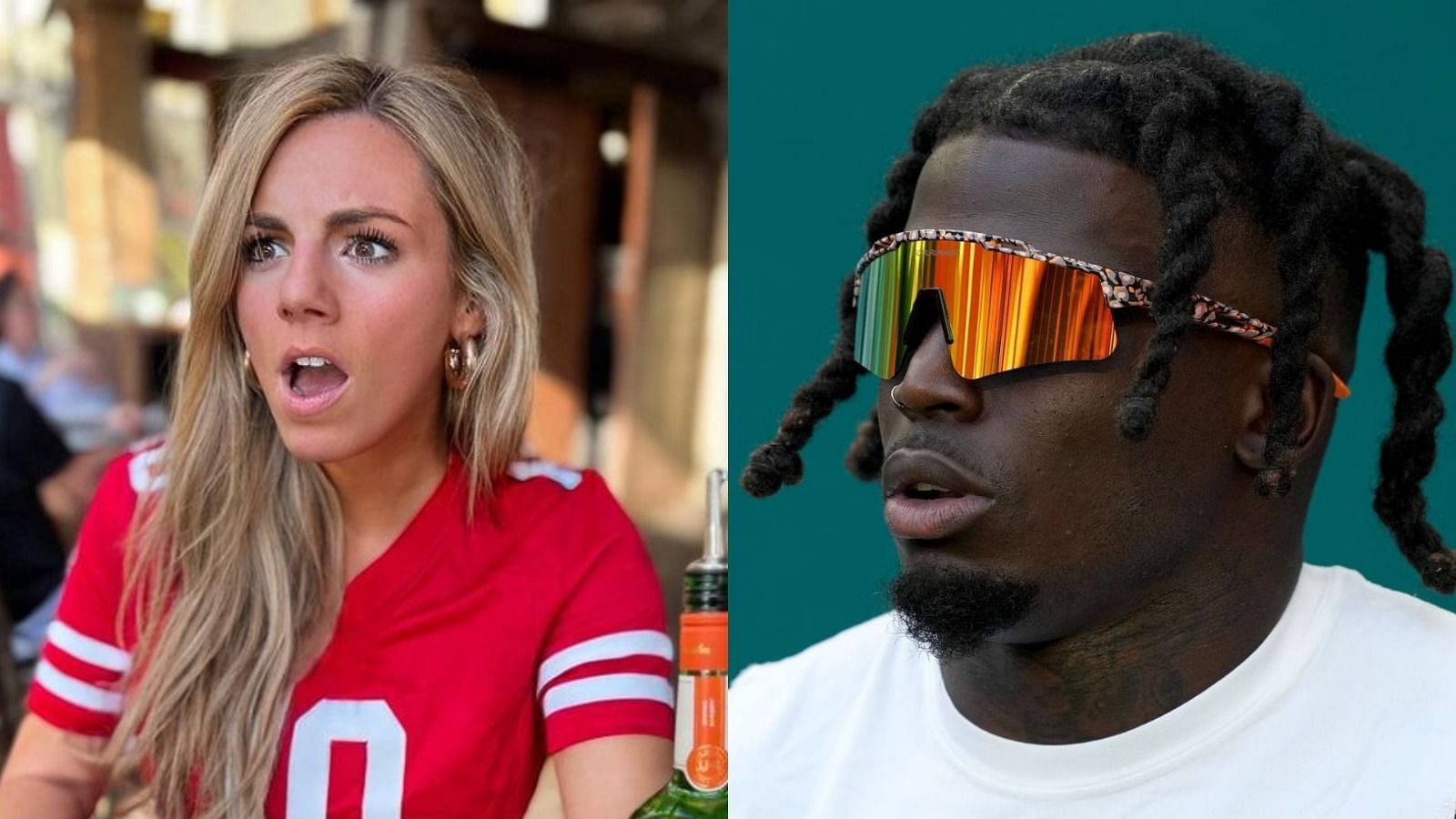 TikTok star Annie Agar trolls Tyreek Hill on Twitter