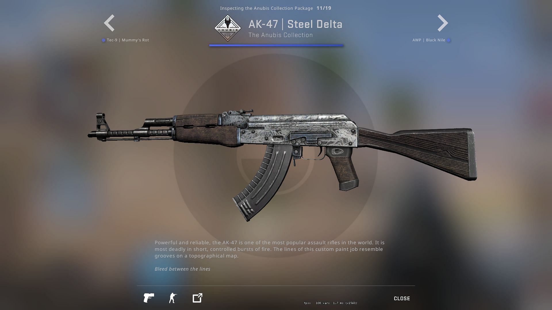 AK-47 | Steel Delta (Image via Sportskeeda)