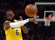 LeBron James of the LA Lakers