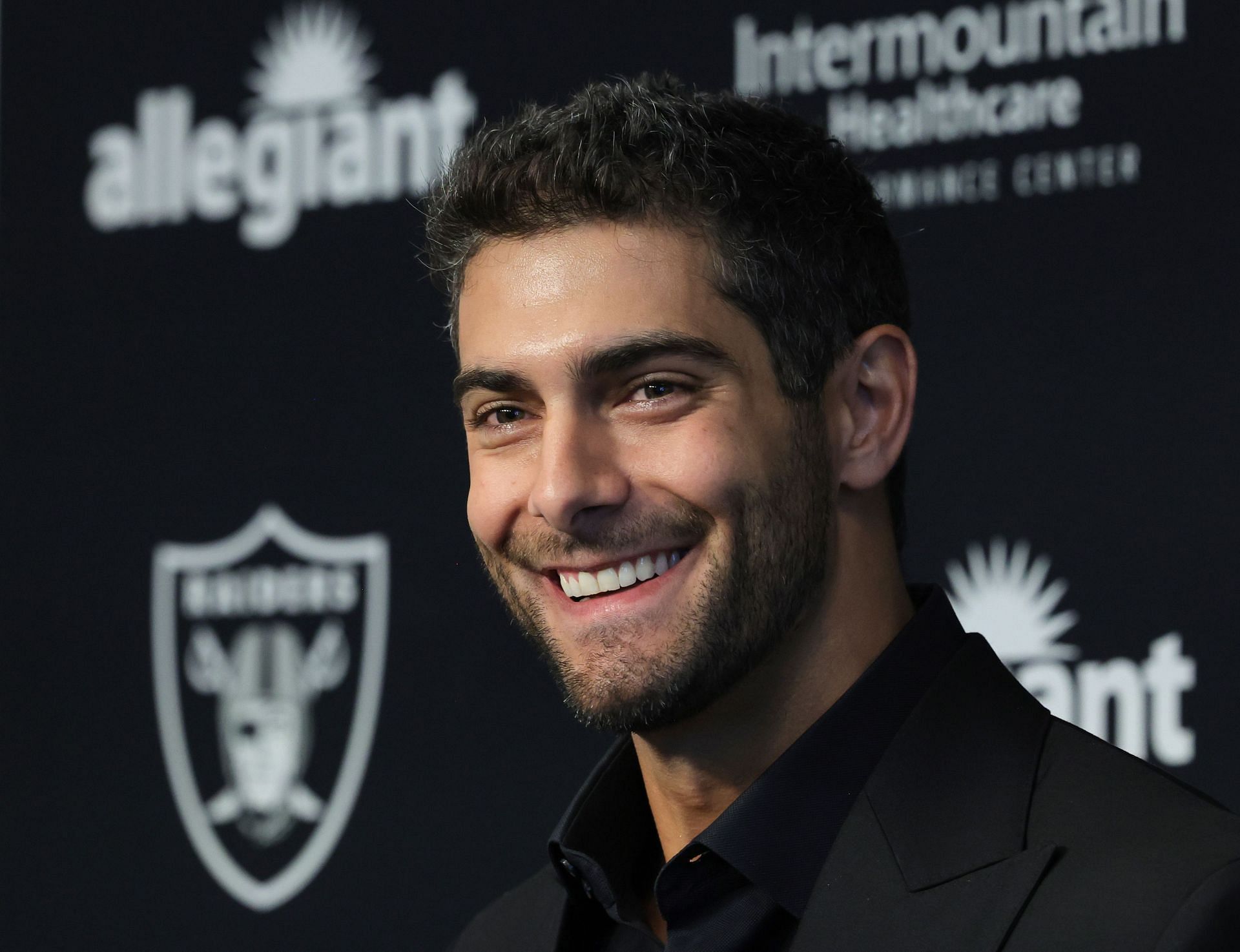 Las Vegas Raiders Introduce Jimmy Garoppolo