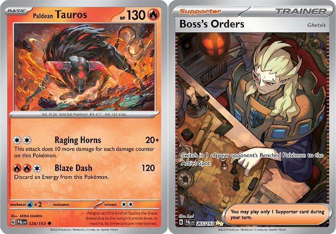 Pokemon TCG Reveals Paldean Tauros And Boss S Orders For Upcoming   9ba57 16825539424029 1920 