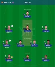 IPL Fantasy 2023 team suggested for the previous game