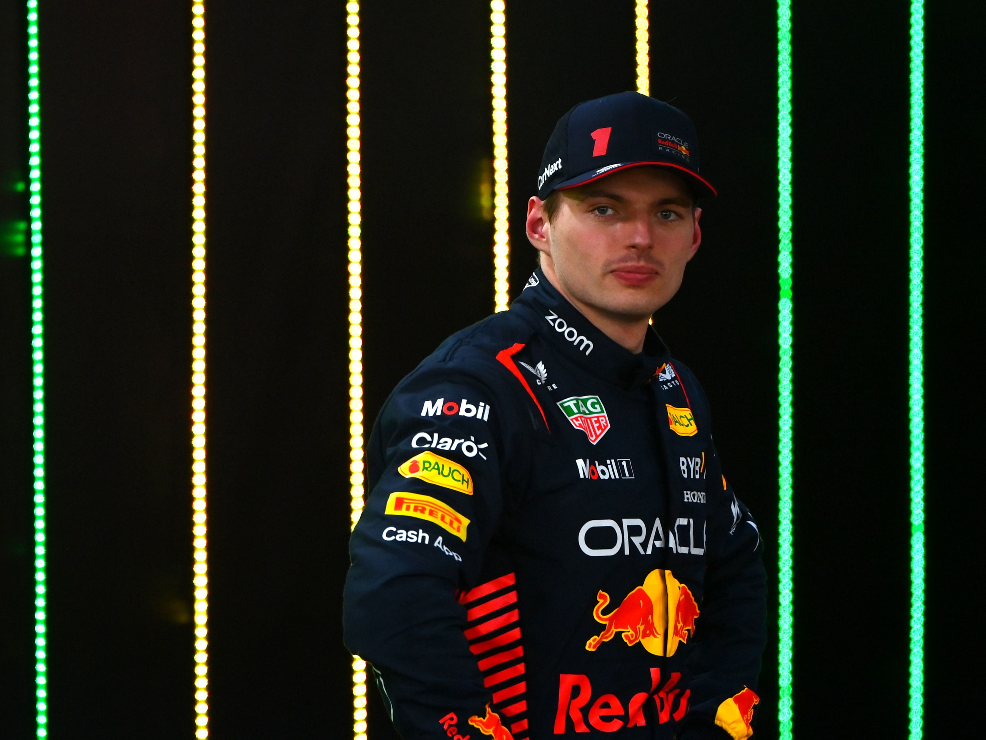 Max Verstappen in parc ferme during the 2023 F1 Australian Grand Prix. (Photo by Quinn Rooney/Getty Images)