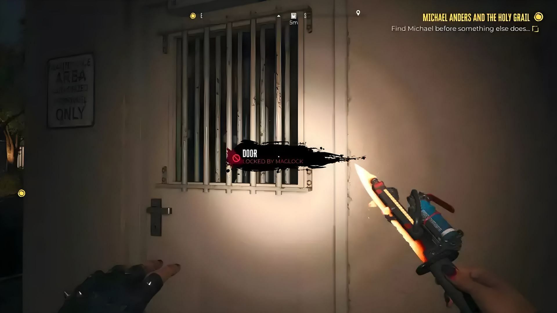 How to open maglock doors in Dead Island 2? (Image via Deep Silver)