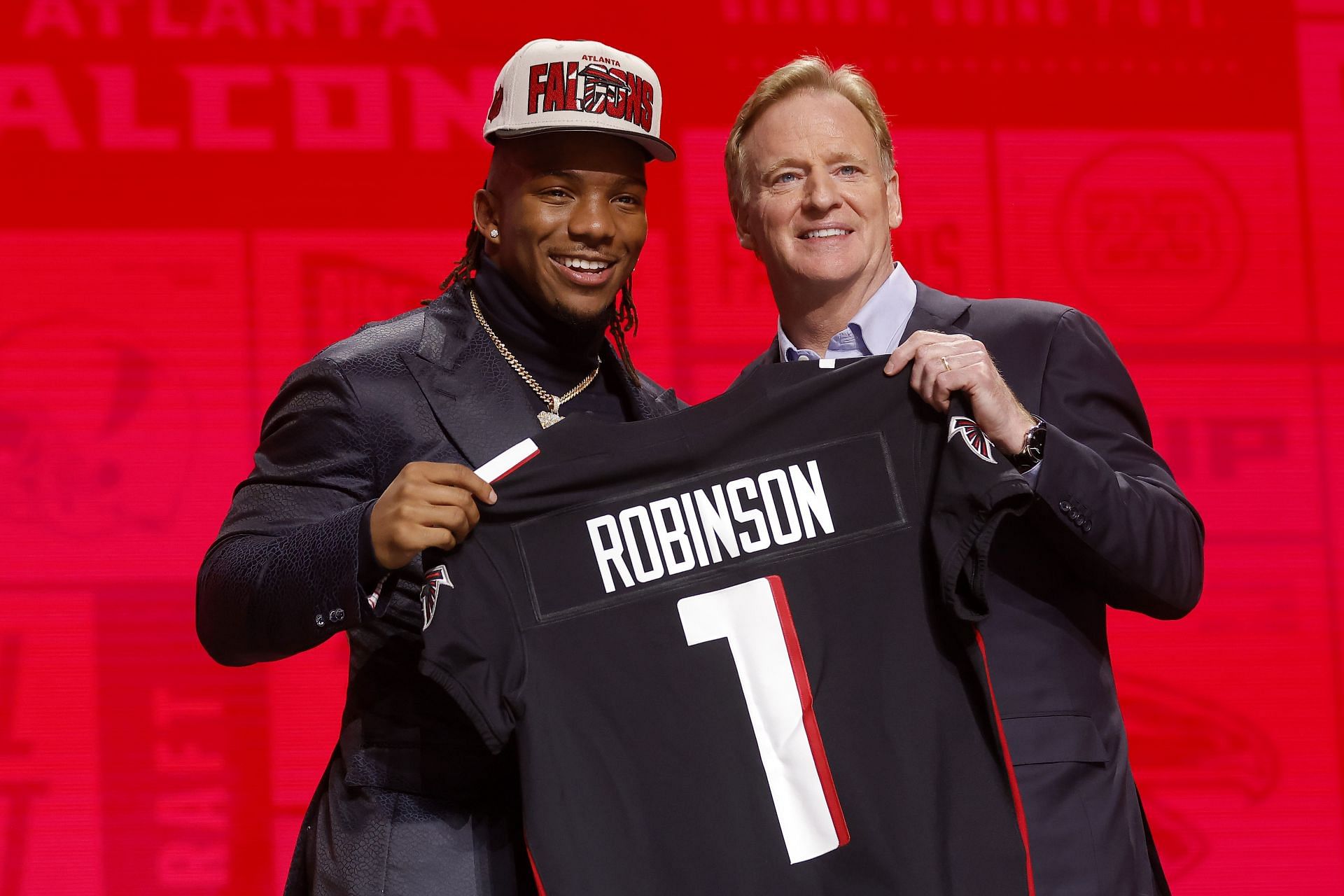 Bijan Robinson had to love the Falcons pick