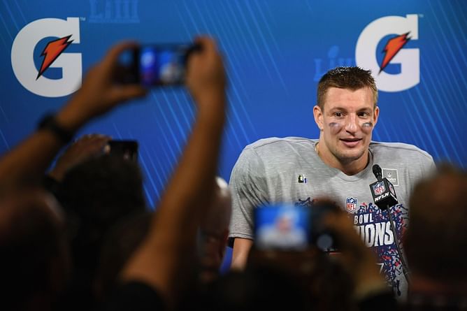 "You guys know my favorite number" - When Rob Gronkowski's suggestive comment towards a female reporter drew flak from media
