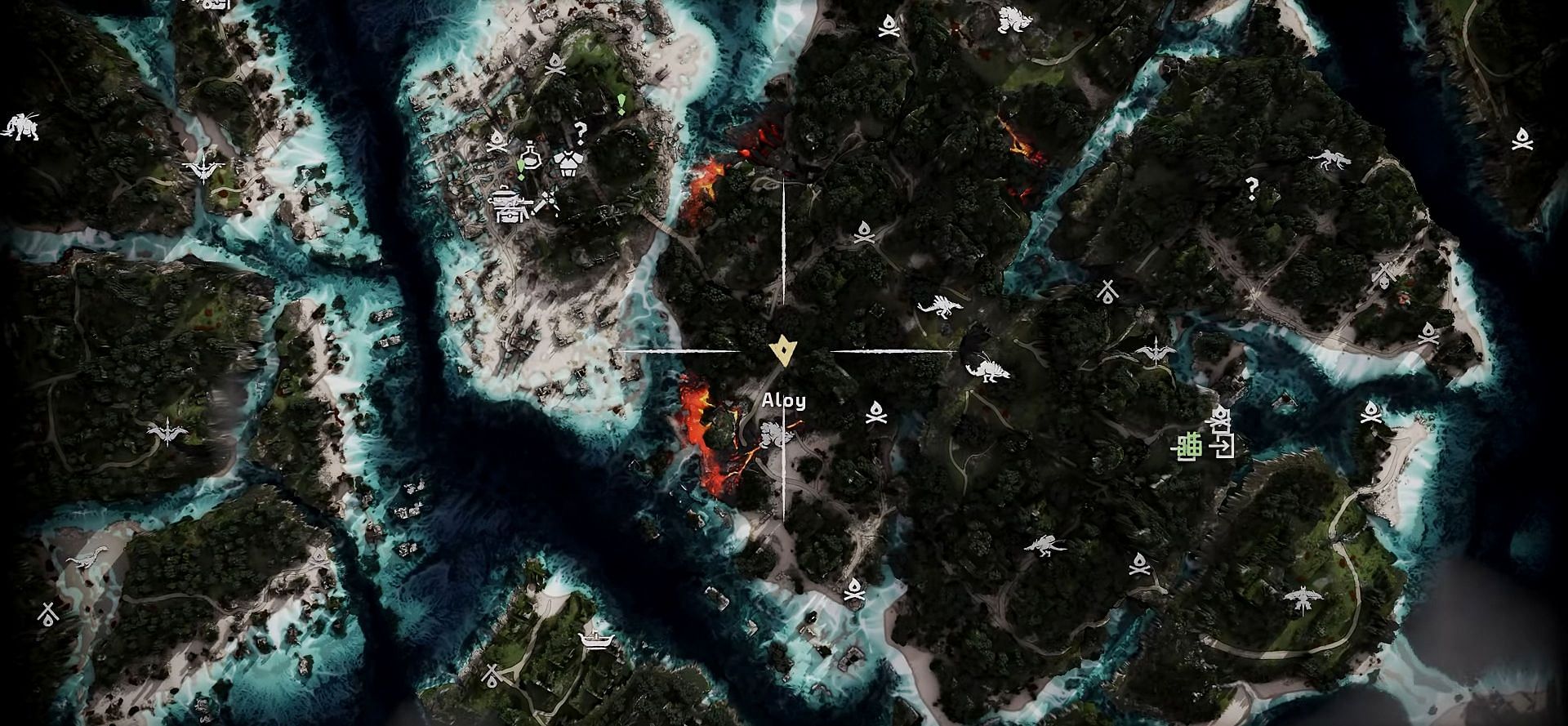 Stingspawn location in map (Image via Guerrilla Games)