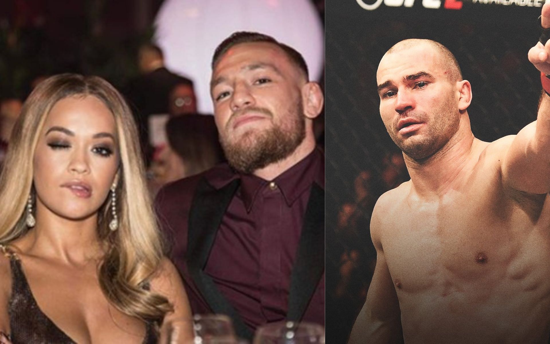 Rita Ora and Conor McGregor [Left] Artem Lobov [Right] [Image courtesy: @ladbible and @espnmma (Twitter)]