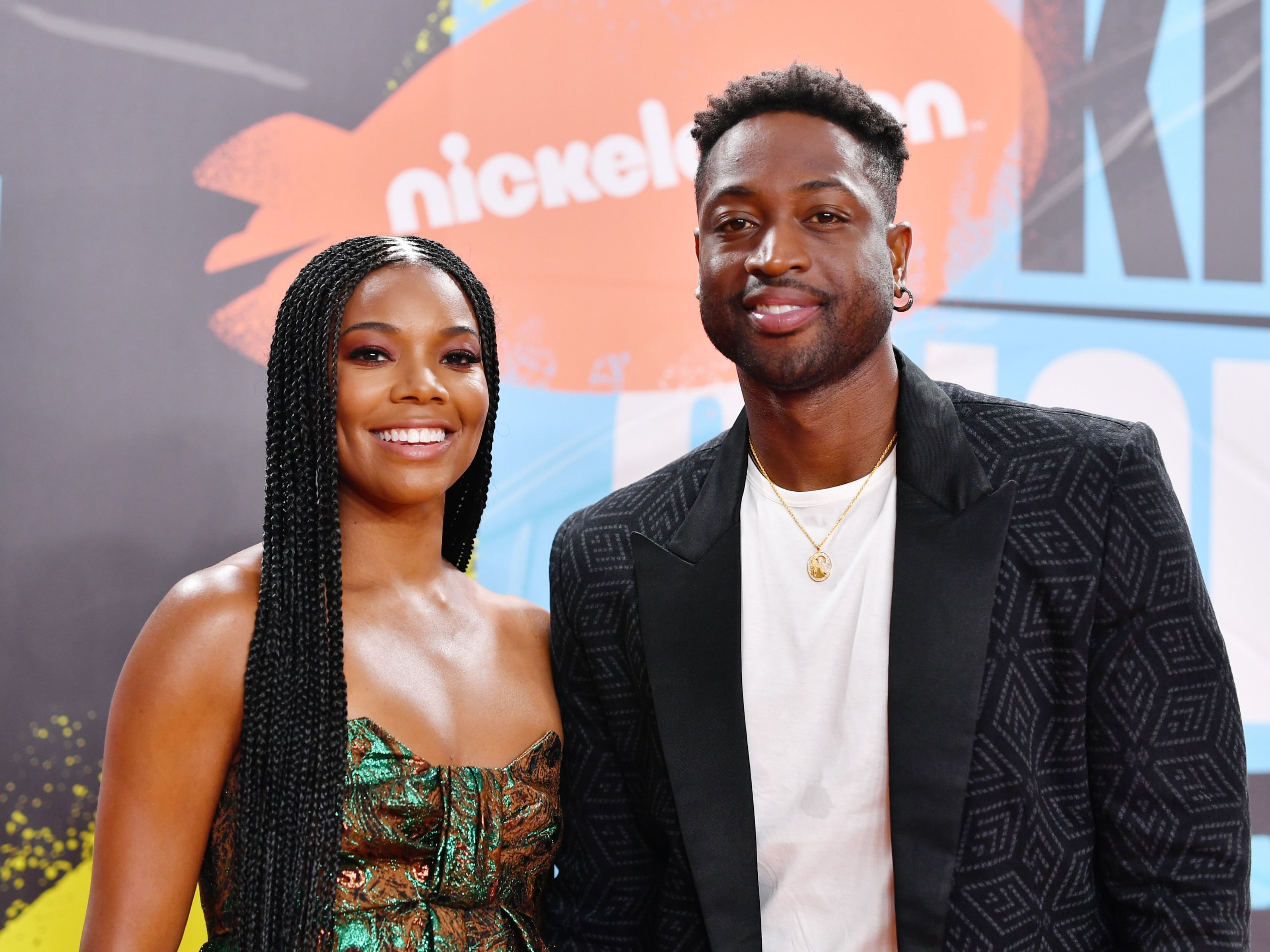 Gabriell Union and Dwyane Wade at the 2019 Nickelodeon Kids