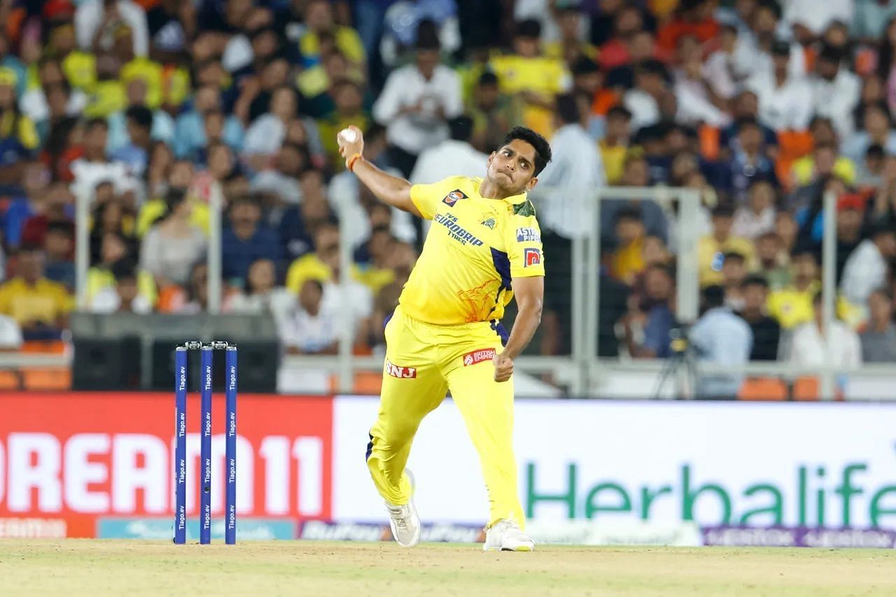 Tushar Deshpande was taken to the cleaners by the Gujarat Titans batters. [P/C: iplt20.com]