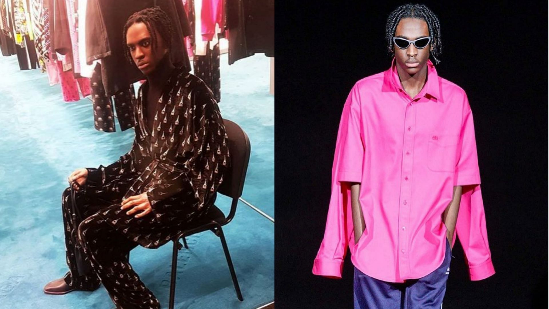 Christopher G goes viral after baring resemblance to Balenciaga mannequin (Image via chriss__tyler/Instagram) 