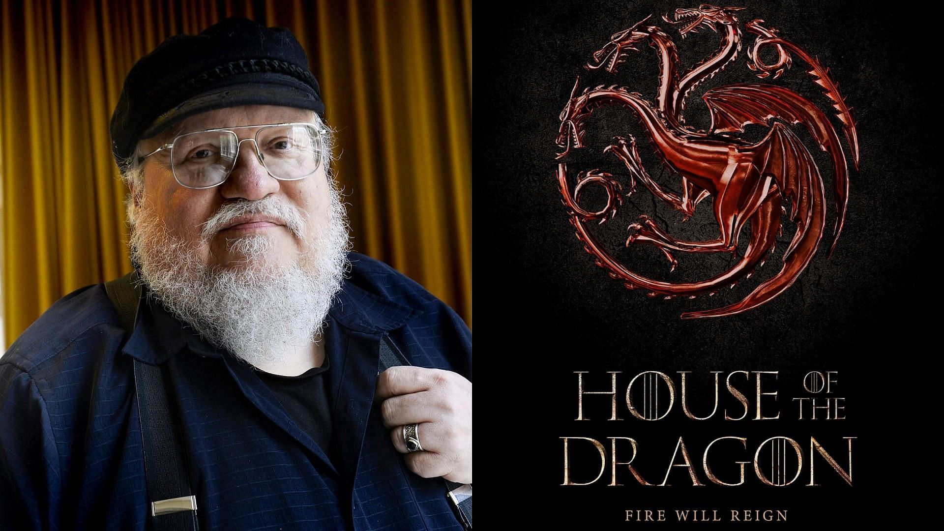 George R. R. Martin and House of the Dragon (Images via Shutterstock and HBO)