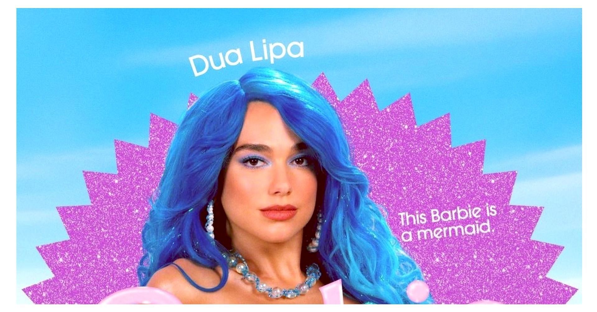 Dua Lipa in Barbie as a mermaid leaves netizens in excitement (Image via Twitter/@dualipa)