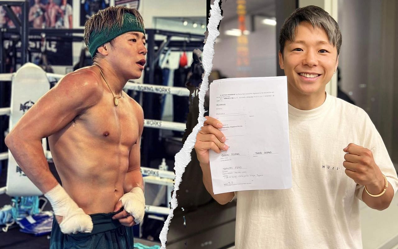 Takeru Segawa signs an exclusive deal with ONE Championship.