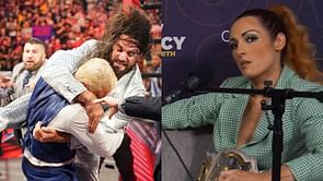 Becky Lynch gets involved in Seth Rollins' real-life feud with Cody Rhodes; calls out WWE