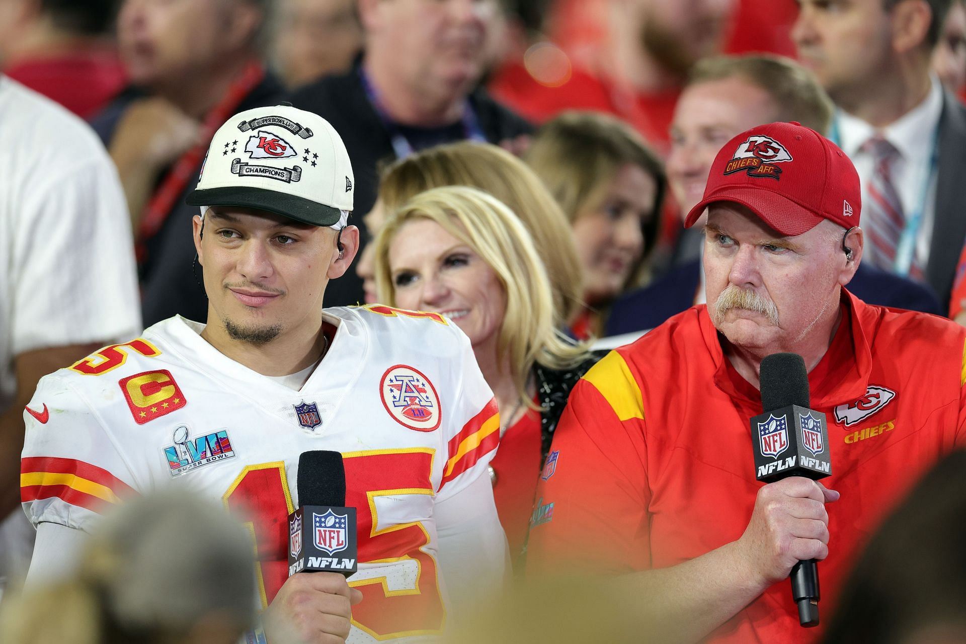 Patrick Mahomes, left, and Andy Reid feel unstoppable.