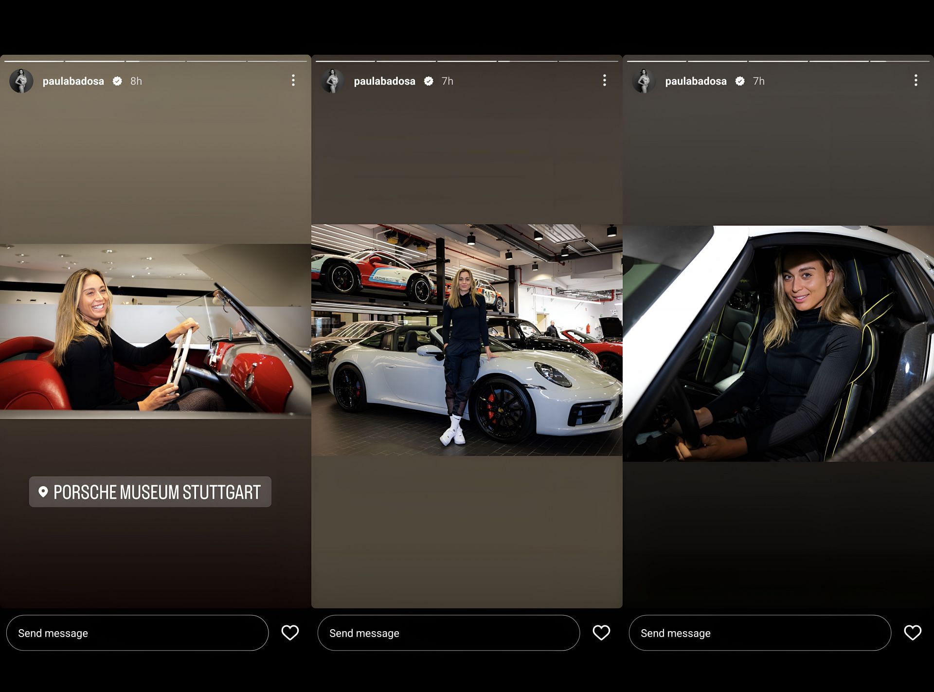 Paula Badosa&#039;s Instagram stories
