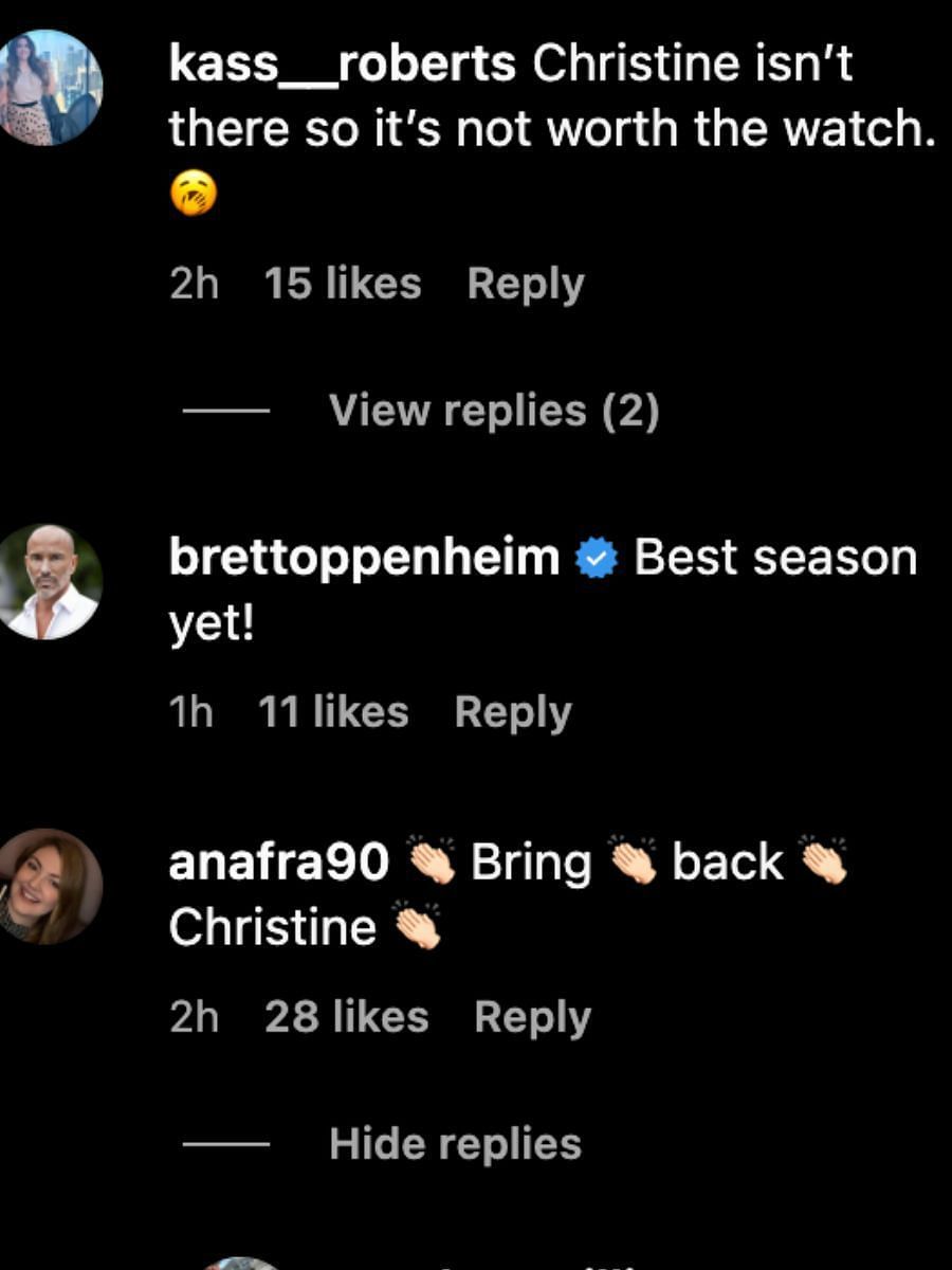 Fans want Christine Quinn to return to the show (Image via Instagram/@netflix)