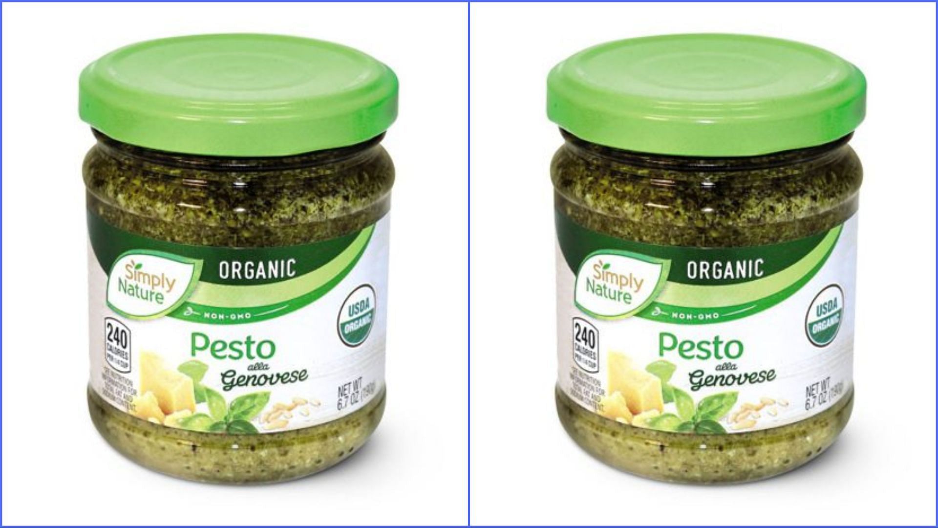 Simply Nature Organic Pesto (Image via Aldi&rsquo;s)