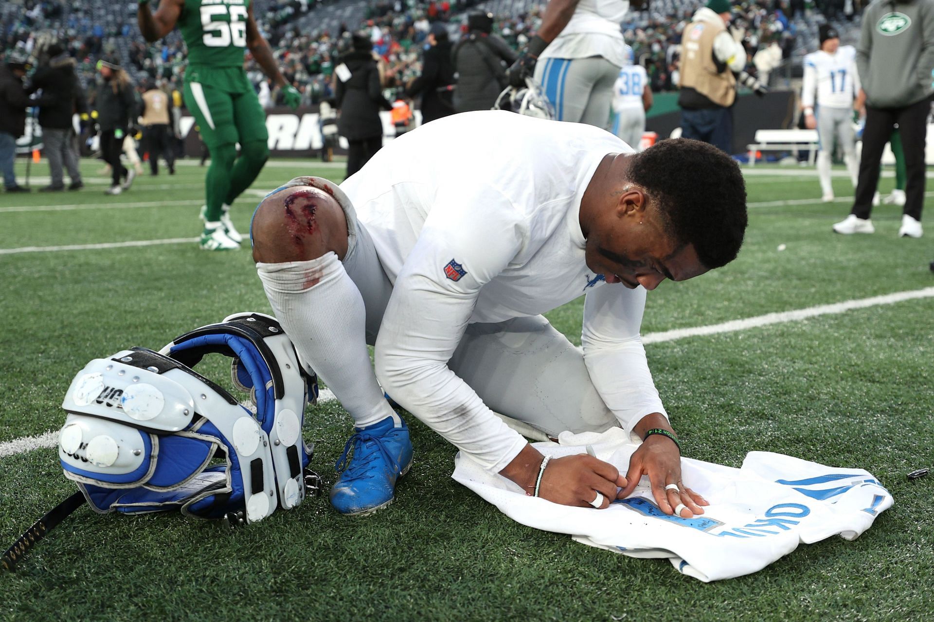 Detroit Lions' Jeff Okudah Out For Year With Achilles