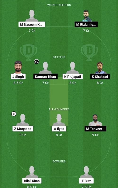 OMN vs QAT Dream11 Prediction Team, Head To Head League