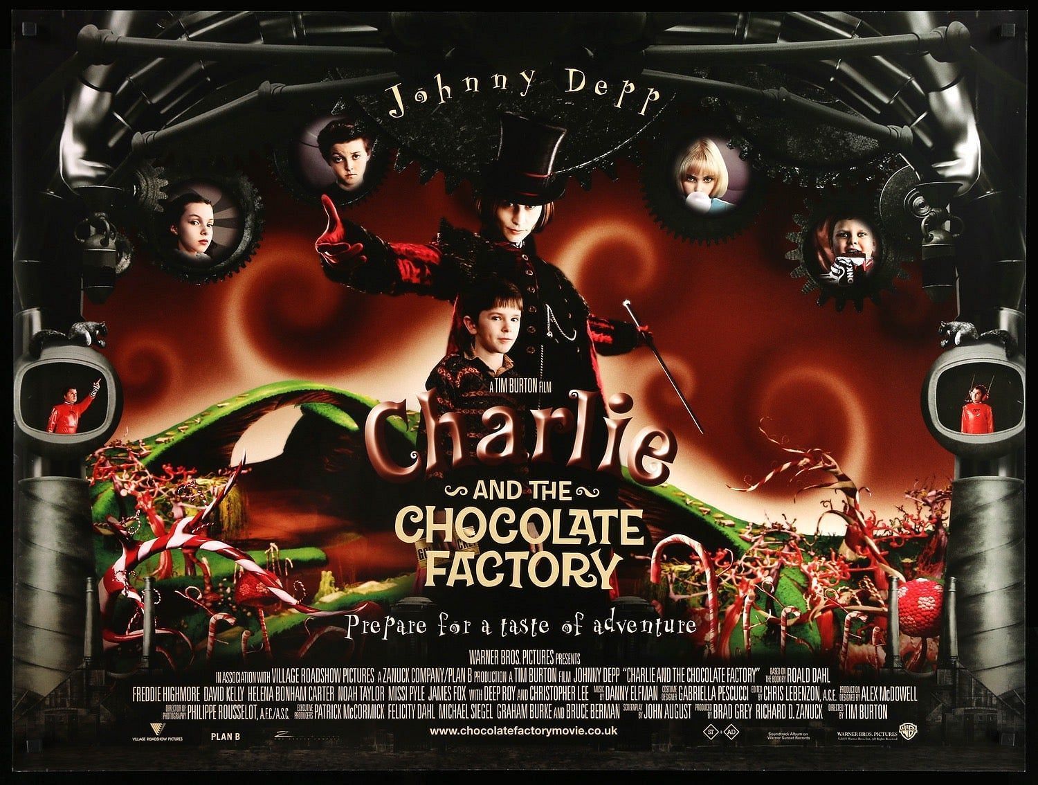 Charlie and the Chocolate Factory (Image via Warner Bros. Pictures)