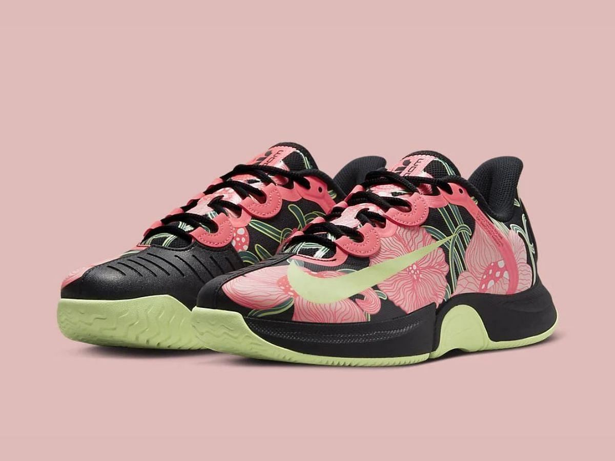 Nike tennis floral clearance shoes