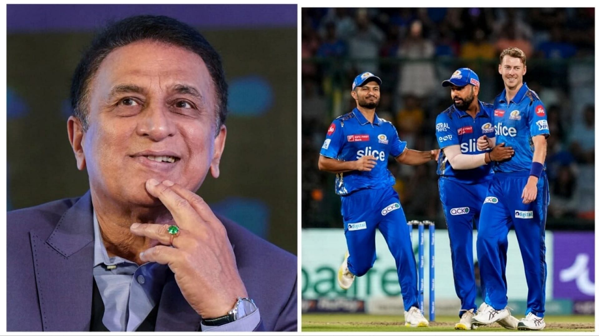 Sunil Gavaskar did not sound too optimistic about MI&#039;s chances of qualifying for the playoffs.