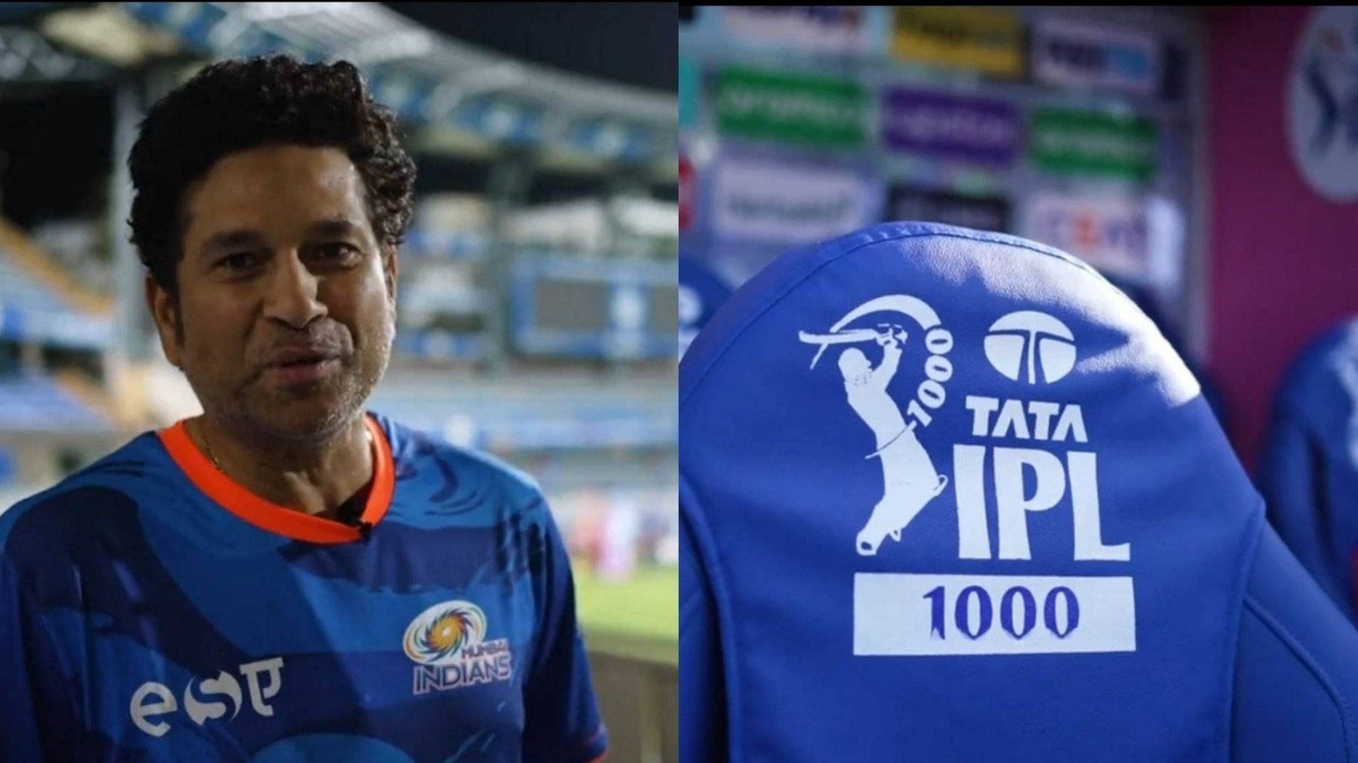 Sachin Tendulkar commented ahead of the 1000th match of IPL (Image: IPL/Twitter)
