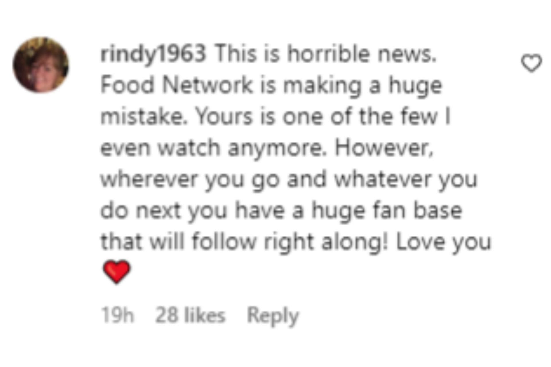 Fans react to Valerie&#039;s cooking show cancellation. (Image via Instagram/@wolfiesmom)