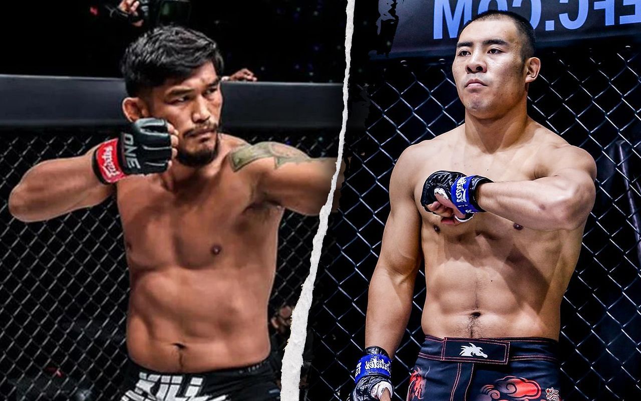 Aung La N Sang (Left) returns to face Fan Rong (Right) at ONE Fight Night 8