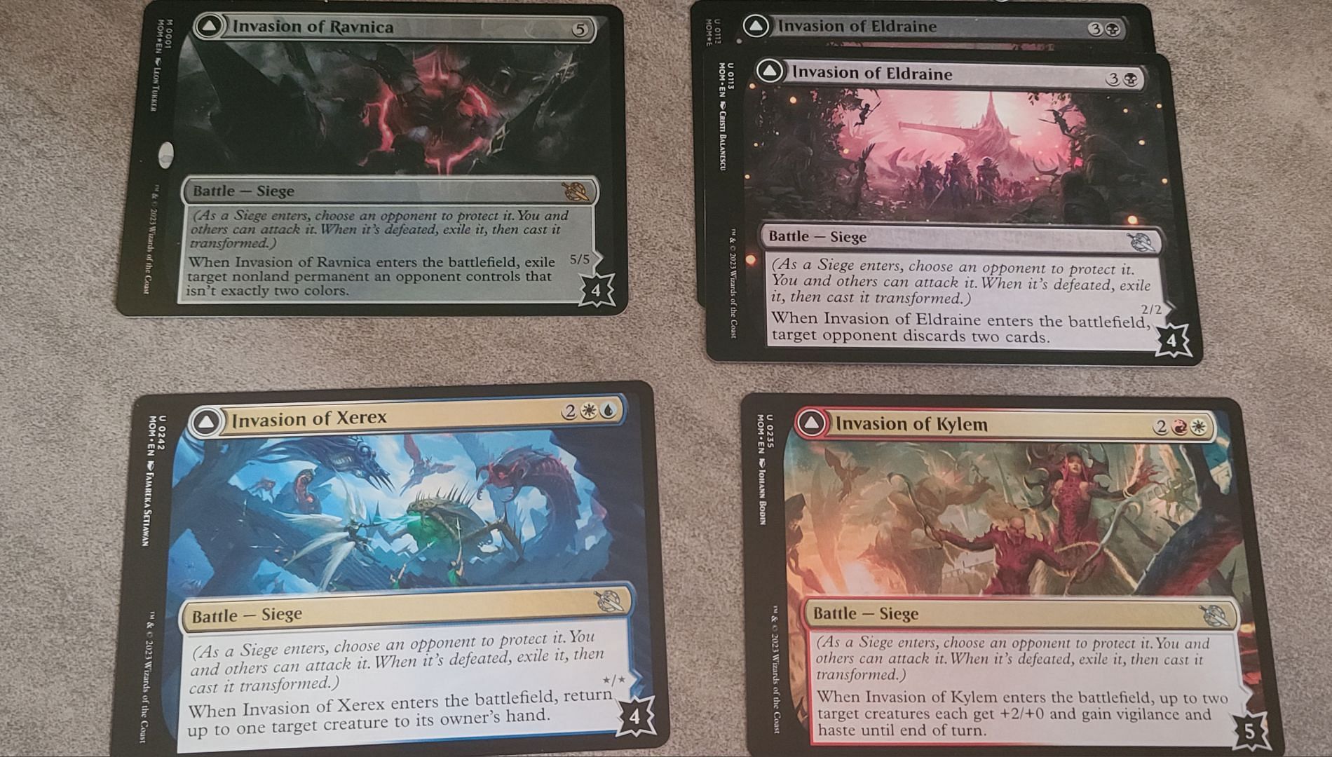Not pictured: Invasion of Kaladesh (Blue/Red) (Image via Wizards of the Coast)