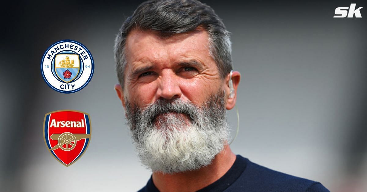 Roy Keane believes Manchester City are favorites to win the title over Arsenal
